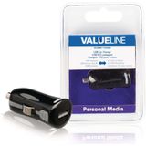 Valueline VLMB11950B Usb-autolader Usb A Female - 12v-autoaansluiting Zwart 2.1a