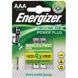 Energizer EN-PWRPL700B2 Oplaadbare Nimh Batterij Aaa 1.2 V Power Plus 700 Mah 2-blister