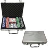 Poker Set in Aluminium Koffer