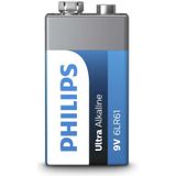 Philips 9V Alkaline 6LR61 Batterij