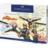 Faber Castell FC-167195 Tekenstift Faber-Castell Pitt Artist Pen Comic Illustratie Set