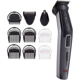 Babyliss MT727E Carbon Titanium 10in1 Multi Trimmer Zwart/Zilver