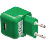 Valueline VLMP11955G Usb-lader Usb A Female - Ac-huisaansluiting Groen