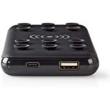 Nedis WPBKSC10000BK Powerbank Met Draadloze Oplader 10000 Mah 2,4 A Usb-uitgang Zwart