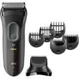 Braun SERIES 3 3000BT Scheerapparaat Zwart