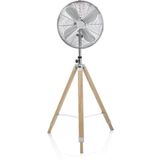 Tristar VE-5805 Statiefventilator 45 cm 60W Hout/Chroom
