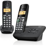Gigaset AL220A Duo DECT Telefoon + Antwoordapparaat Zwart