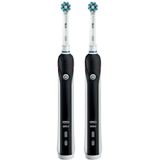 Oral B PRO 2 PRO 2900 CrossAction Elektrische Tandenborstels 2 Stuks Zwart/Wit