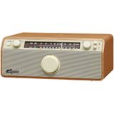 Sangean WR-12 Genuine 120 Retro FM/AM-Radio Hout/Wit