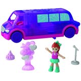 Mattel Polly Pocket Pollyville Limousine + Figuur en Accessoires