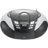 Lenco SCD-37 USB Draagbare Radio/CD-speler Zilver