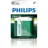 Philips 3R12L1B Zink Koolstof LongLife Batterij 4,5V
