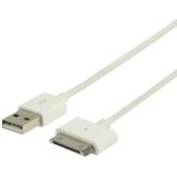 Valueline Vlmp39100w1.00 Data & Oplaad Kabel 1,00 M Wit