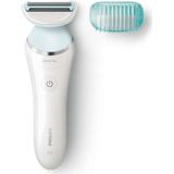 Philips BRL130/00 SatinShave Advanced-Ladyshave + Accessoire Blauw/Wit