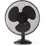 Nedis FNTB10CBK40 Tafelventilator Diameter 40 Cm 3 Snelheden Oscillatiefunctie Zwart