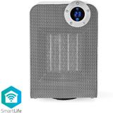Nedis WIFIFNH20CWT Slimme Ventilatorverwarming Met Wi-fi Compact Thermostaat Oscillatie 1800 W Wit