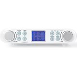 Nedis RDFM4000WT Fm-radio Keukenradio Onderbouw 30 Voorkeurstations Display Met Automatische Dimmer Wit