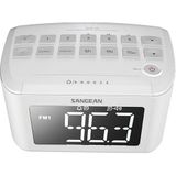 Sangean RCR-24 Wekkerradio Wit