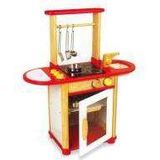 Pintoy Houten Keukeneiland Rood