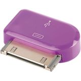 Valueline VLMP39900U 30-pins Adapter Apple Dock 30-pins - Usb Micro-b Female Paars