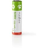 Nedis BANM13HR64B Oplaadbare Nimh Batterij Aa 1,2 V 1300 Mah 4 Stuks Blister