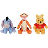 Disney Winnie The Pooh en Vriendjes Knuffel 25cm Assorti 6 Stuks