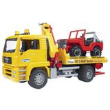 Bruder MAN TGA Afsleep Takelwagen + Jeep