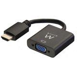 Adapter HDMI naar VGA met Audio Ewent AISCCI0306 EW9864 0,23 m Zwart