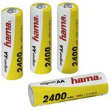 Hama Ready4Power AA 2400 mAh Oplaadbare Batterijen 4 Stuks
