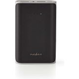 Nedis UPBK7500BK Powerbank 7500 Mah 2 Usb-a Uitgangen 3.1 A Micro-usb Ingang Zwart