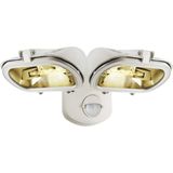 Smartwares ES128W/2 Dubbele Halogeen Floodlight Schijnwerper + Sensor 31.6x13.8x23.3 cm