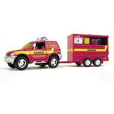 Auto Feuerwehr Met Aanhanger