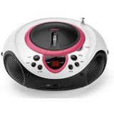 Lenco SCD38 Draagbare CD/USB Speler Roze