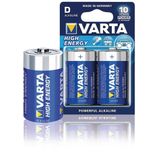 Varta 4920/2b Batterij Alkaline D/lr20 1.5 V 10x2 Stuks