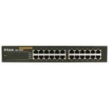 Schakelaar D-Link DES-1024D 24 p 10 / 100 Mbps Zwart