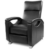 Cecotec 6025 Zwarte Push Back Relaxfauteuil met Massage