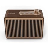 Philips TAVS300/00 Retro Bluetooth Luidspreker Geelkoper/Hout