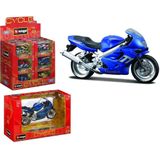 Burago 1:18 Cycle Assorti Display 18 Stuks