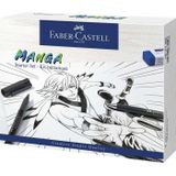 Faber Castell FC-167152 Tekenstift Faber-Castell Pitt Artist Pen Manga Starterset