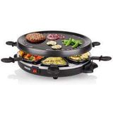 Princess 162725 Gourmetset/Raclette 6 Persoons Zwart