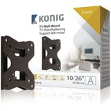 König KNM-SF10 Tv Muurbeugel Vast 10 - 26 " 35 Kg