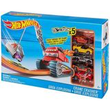 Hot Wheels Crane Crasher + 5 Auto's