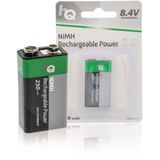 Hq HQHF9-250/1B Oplaadbare Nimh 9v-batterij 250 Mah, 1-blister