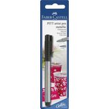 Faber Castell FC-167398 Tekenstift Faber-Castell Pitt Artist Pen 251 Zilver Op Blister