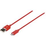 Valueline Vlmp39300r2.00 Usb Sync & Charge-kabel Lightning Mannelijk - Usb A Mannelijk 2,00 M Rood