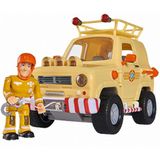 Simba Brandweerman Sam Jeep 4x4 + Figuur en Licht