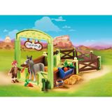 Playmobil 70120 Dreamworks Spirit Paardenbox met Snip en Senor Carrots