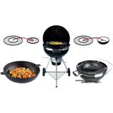 Tepro 8580 Gietijzeren Inzet Wok voor 8568 Hoofdgrillrooster