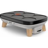 Tefal PY900D12 Elektrische Crêpe Bakplaat Zwart/Grijs/Hout