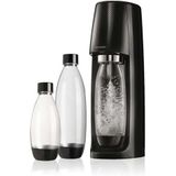 Sodastream Mega Pack Spirit Bruiswatertoestel + 60L CO2-cilinder en 3 Flessen Zwart